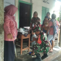 Peran Aktif Babinsa Kelurahan Jegu Dalam Pencegahan Stunting Bersama Bidan Dan Kader Posyandu