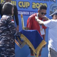 Menakjubkan, Atlet Renang Pasmar 3 Raih Peringkat Ketiga Pada Kejuaraan Open Water Finswimming Pangkoarmada III CUP Tahun 2024