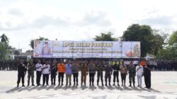 Kapolda Papua Barat Daya Pimpin Apel Gelar Pasukan Operasi Lilin 2024