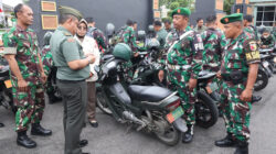 Kodim 0808/Blitar, Gelar Pemeriksaan Kendaraan Dinas dan Pribadi