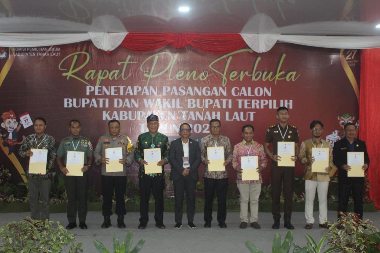 Personel Kodim 1009/Tla Hadiri Rapat Penetapan Paslon Terpilih