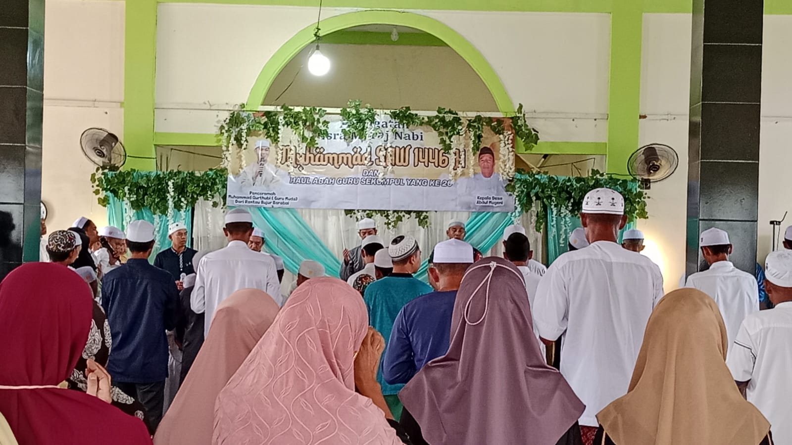 Babinsa Kodim 1009/Tanah Laut Hadiri Isra Mi’raj Nabi Muhammad SAW