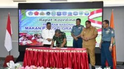 Komandan Pasmar 3, Ikuti Rakor Program Nasional Makan Bergizi Gratis Di Provinsi Papua Barat Daya