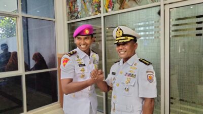 Danyonmarhanlan XIV, Hadiri Serah Terima Dua Jabatan Penting di Lantamal XIV Sorong: Langkah Baru Menuju Kesuksesan Dengan Semangat Baru