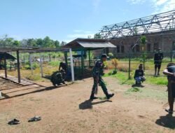 Sinergi TNI & Warga: Bersih-Bersih Gereja, Guyub Rukun di Perbatasan Papua