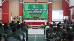 Primkop Kartika Merak 08 Kodim 0808/Blitar, Gelar RAT Tutup Buku Tahun 2024