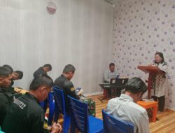 Menjaga Kedamaian Penuh Kasih, Satgas Yonif 112/DJ Pos ILLU Laksanakan Ibadah Bersama dengan Warga Dolinggame