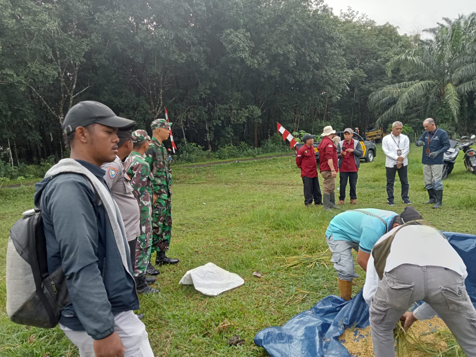 Personel Kodim 1009/Tanah Laut Terus Dampingi Petani Wujudkan Ketahanan Pangan