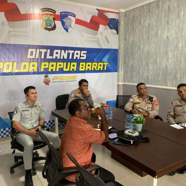 Polda Papua Barat Gelar Koordinasi dan Sosialisasi Penyusunan Rencana Aksi Keselamatan Transportasi PB dan PBD Secara Daring