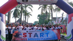 Pada Badan yang Sehat Terdapat Jiwa Yang Kuat, Dandim 0808 Gowes Minggu Pahingan Bersama Bupati Blitar