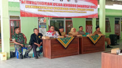 Babinsa Bersama Tiga Pilar Hadiri Rapat Pembentukan Koperasi Merah Putih Di Gadungan Wilayah Gandusari