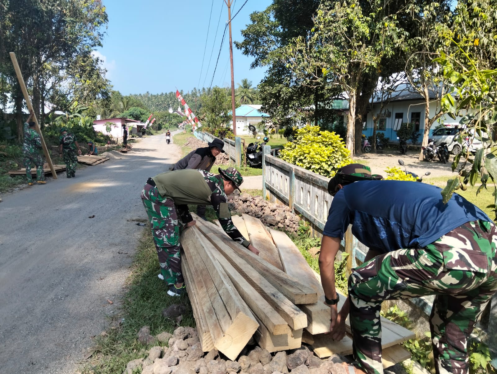 Satgas TMMD Ke-124 Kodim 1501/Ternate Percepat Pembangunan Drainase Untuk Mengatasi Genangan Air dan Banjir