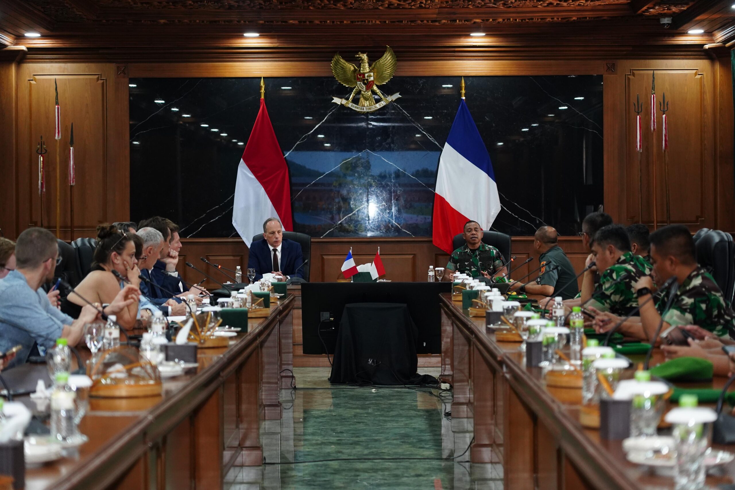 Dubes Prancis Tinjau Persiapan Kunjungan Presiden Perancis Emmanuel Macron ke Akademi Militer