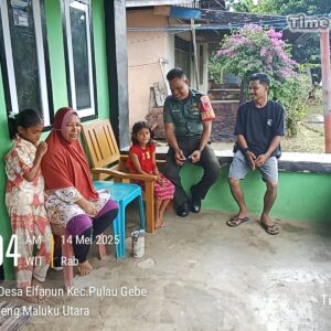 Babinsa Desa Elfanun Ramil 1512-03/Gebe selalu Hadir dan memperhatikan Tumbuh kembang anak di desa Binaannya Babinsa Desa Elfanun Ramil 1512-03/Gebe selalu Hadir dan memperhatikan Tumbuh kembang anak di desa Binaannya