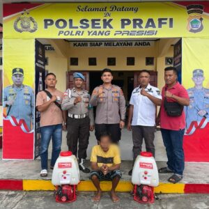 Polresta Manokwari Melalui Polsek Prafi Berhasil Ungkap Kasus Pencurian Tangki Mist Blower Crown, Satu Pelaku Diamankan