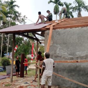 Progres Sasaran Fisik RTLH TMMD Ke-124 Kodim Sorong Capai 45 % Progres Sasaran Fisik RTLH TMMD Ke-124 Kodim Sorong Capai 45 %