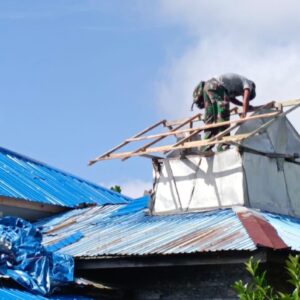 Satgas TMMD Kodim 1002/HST Kebut Rehab Langgar Darussalam Haruyan Satgas TMMD Kodim 1002/HST Kebut Rehab Langgar Darussalam Haruyan