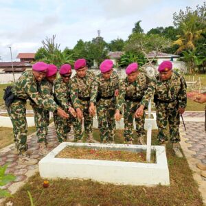 Danyonmarhanlan XIV Hadiri Ziarah Tabur Bunga HUT Koarmada III dan Pasmar 3 di TMP Trijaya sakti Danyonmarhanlan XIV Hadiri Ziarah Tabur Bunga HUT Koarmada III dan Pasmar 3 di TMP Trijaya sakti