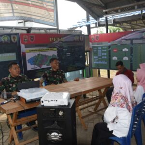 KOTIS TMMD Kodim 1002/HST Jadi Pusat Informasi Warga Haruyan KOTIS TMMD Kodim 1002/HST Jadi Pusat Informasi Warga Haruyan