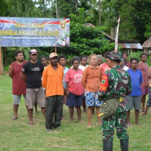 Danki Satgas TMMD Ke-124 Kodim 1802/ Sorong, Laksanakan Apel Evaluasi Pelaksanaan Kegiatan Danki Satgas TMMD Ke-124 Kodim 1802/ Sorong, Laksanakan Apel Evaluasi Pelaksanaan Kegiatan