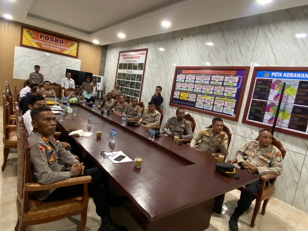 Kunjungan Tim Komnas HAM RI di Polres Maybrat Bahas Penanganan Warga Eks Pengungsi Kampung Imsum