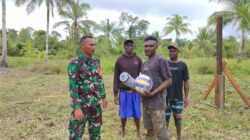 Satgas TMMD Hadirkan Fasilitas Voli, Wujudkan Kesejahteraan Warga