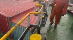 Bakamla RI Tindaklanjuti Insiden Tabrakan Dua Kapal Niaga di Perairan Batam