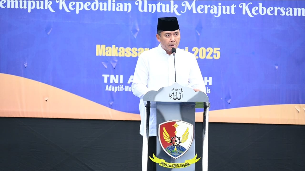 Danlanud Sultan Hasanuddin: Semangat Berkurban Merupakan Wujud Ketaatan dan Kepedulian Kepada Sesama