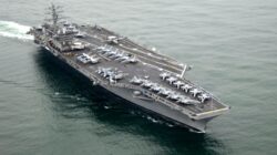 Gunakan Hak Lintas Transit, Kapal Induk AS USS Nimitz Lintasi Selat Malaka