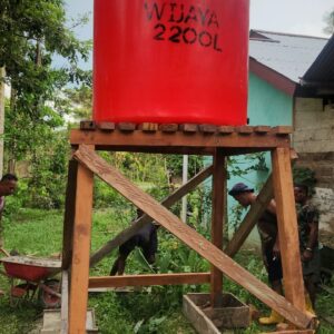TMMD Kodim 1802/Sorong Tuntaskan 5 Sumur Bor, Warga Yeflio Kini Nikmati Air Bersih TMMD Kodim 1802/Sorong Tuntaskan 5 Sumur Bor, Warga Yeflio Kini Nikmati Air Bersih
