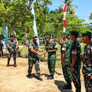 Pangdam XVIII/Kasuari Tinjau Pembangunan Perumahan Prajurit dan TK Kartika Jaya XXII-6 di Yonzipur 20/PPA Pangdam XVIII/Kasuari Tinjau Pembangunan Perumahan Prajurit dan TK Kartika Jaya XXII-6 di Yonzipur 20/PPA