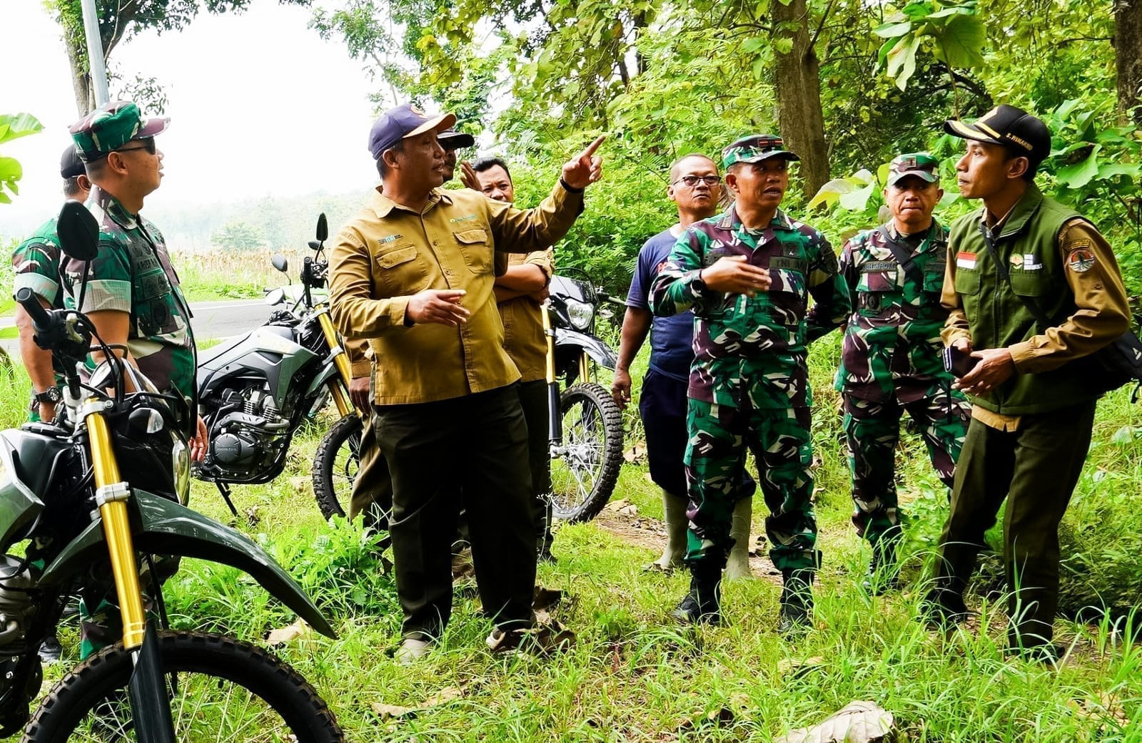 Dandim Bojonegoro Survei Lokasi Rencana Pembentukan Yon TP di Temayang
