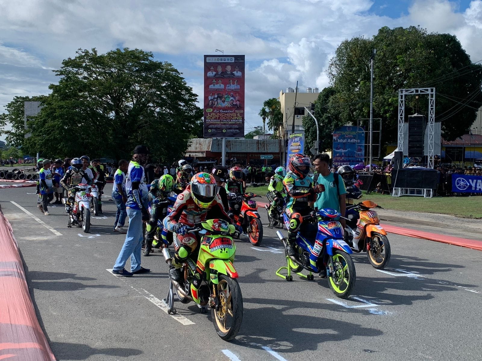 Kapolresta Sorong Buka Road Race Kapolresta Cup 2025, Ajak Pemuda Lawan Balap Liar Lewat Ajang Resmi