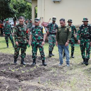 Dorong Ketahanan Pangan, Kasi Ops Korem 152/Baabullah Tinjau Sistem Blok Ketahanan Pangan Kodim 1505 Tidore Dorong Ketahanan Pangan, Kasi Ops Korem 152/Baabullah Tinjau Sistem Blok Ketahanan Pangan Kodim 1505 Tidore