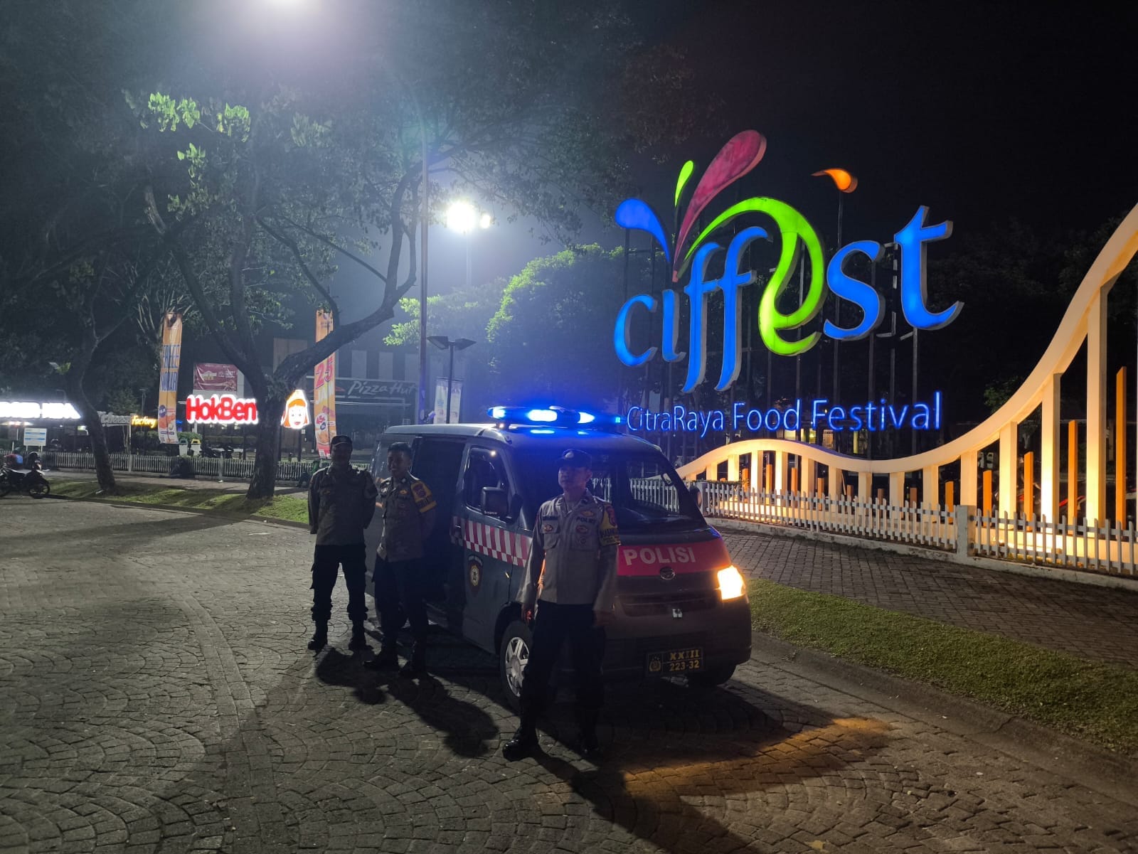 IPTU Udi Muhdi Pimpin Patroli Ops Cipkon Tengah Malam di Citra Raya