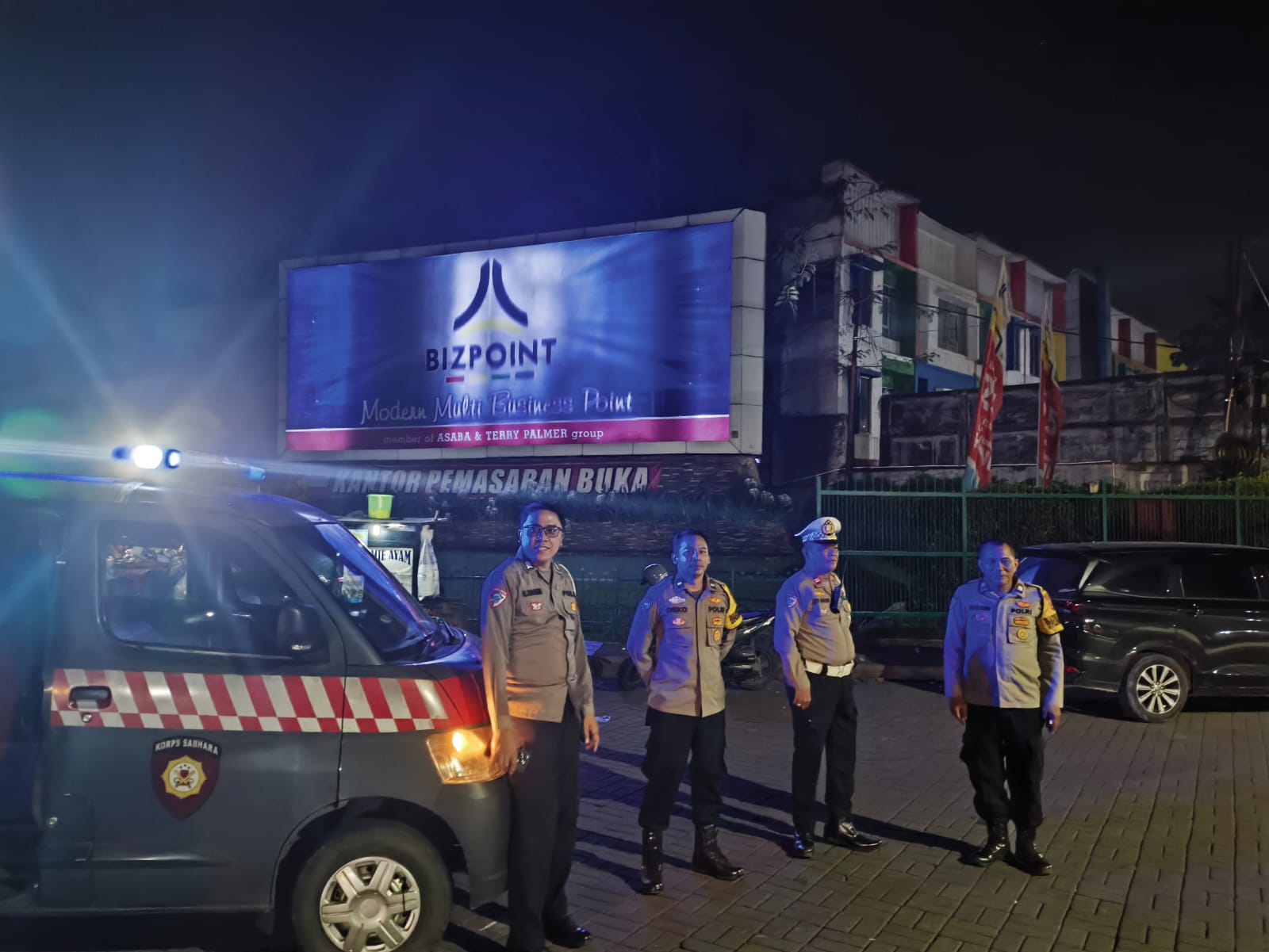 Polsek Cikupa Gelar Ops Cipkon Patroli Malam, Sasar Lokasi Rawan Kamtibmas
