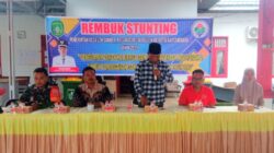 Hadiri Rembuk Stunting, Babinsa Loh Sumber Siap Dukung Program Pemerintah Desa