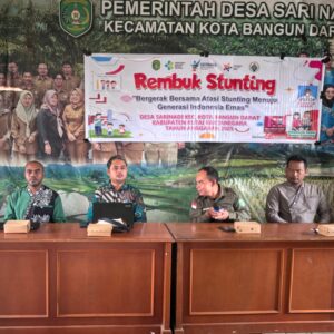 Bergerak Bersama Menuju Generasi Indonesia Emas, Babinsa Hadiri Rembuk Stunting