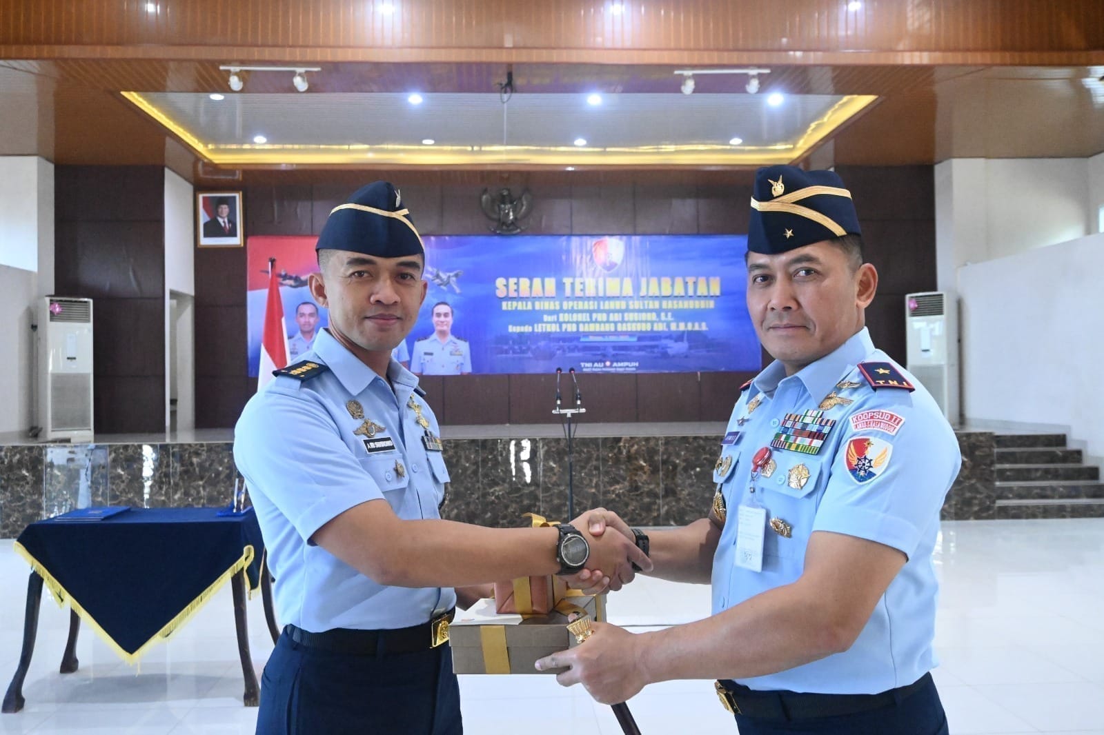 Danlanud Sultan Hasanuddin Pimpin Serah Terima Jabatan Kepala Dinas Operasi Danlanud Sultan Hasanuddin Pimpin Serah Terima Jabatan Kepala Dinas Operasi