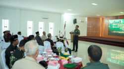 Dandim Kukar Bersama Tokoh Masyarakat Ikuti Zoom Meeting Bersama Danrem 091/ASN