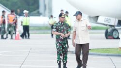 Panglima TNI Dampingi Presiden RI Tinjau Kesiapan Kontingen Parade Dan Defile Untuk  Prancis