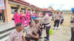 Kapolres Maybrat Pimpin Upacara Kenaikan Pangkat, Momentum Penghargaan bagi Pengabdian