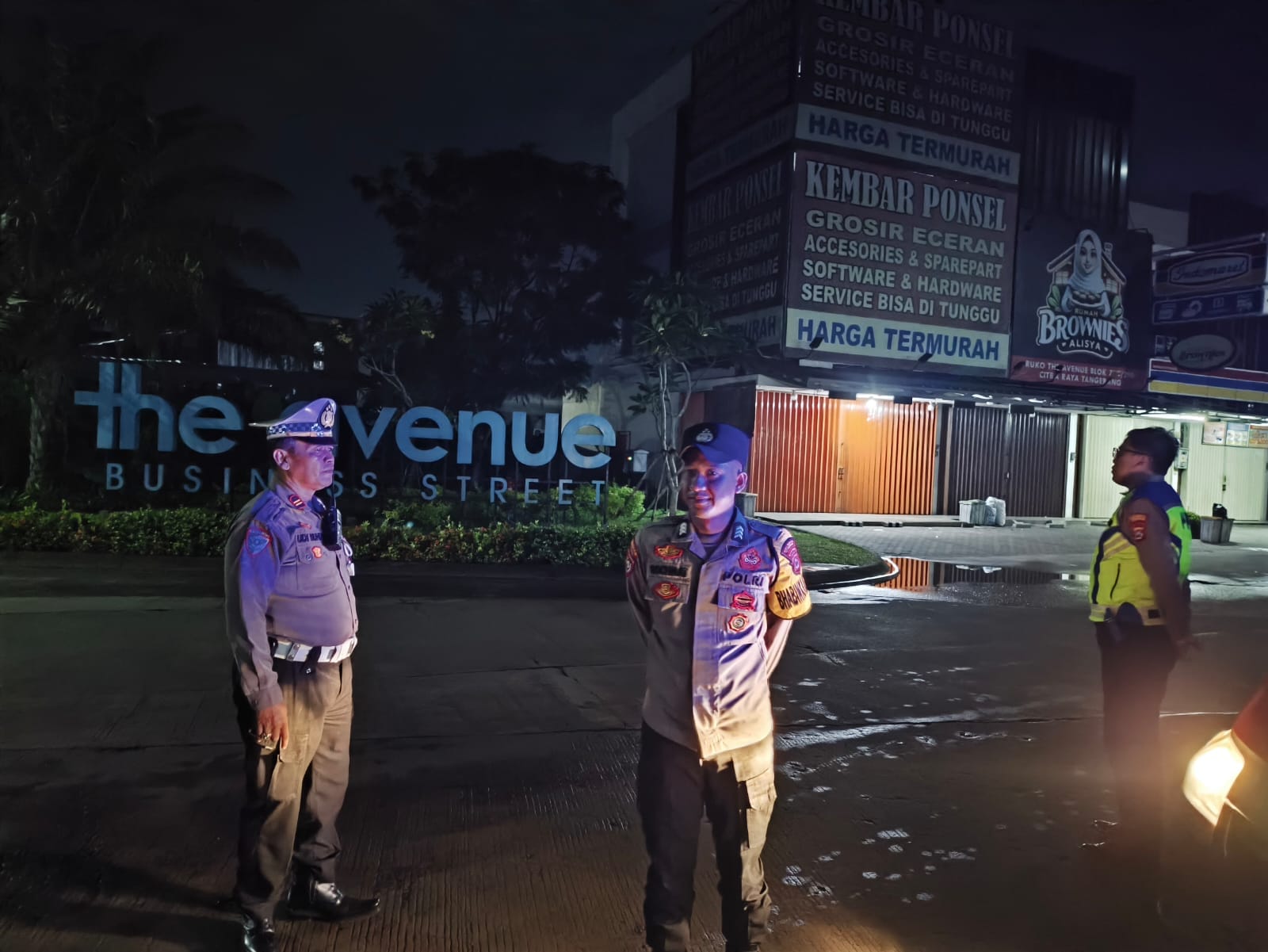 Polsek Cikupa Gelar Patroli Malam Ops Cipkon Antisipasi Gangguan Kamtibmas