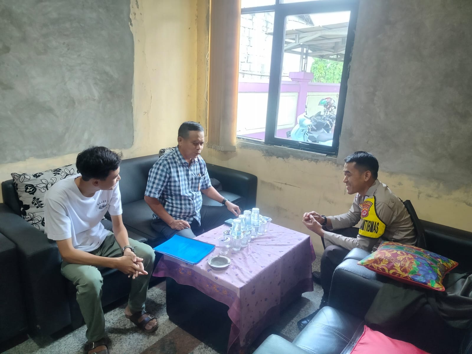 Bripka Ristyanto Ajak Warga Bersama Polri Wujudkan Desa Aman dan Damai