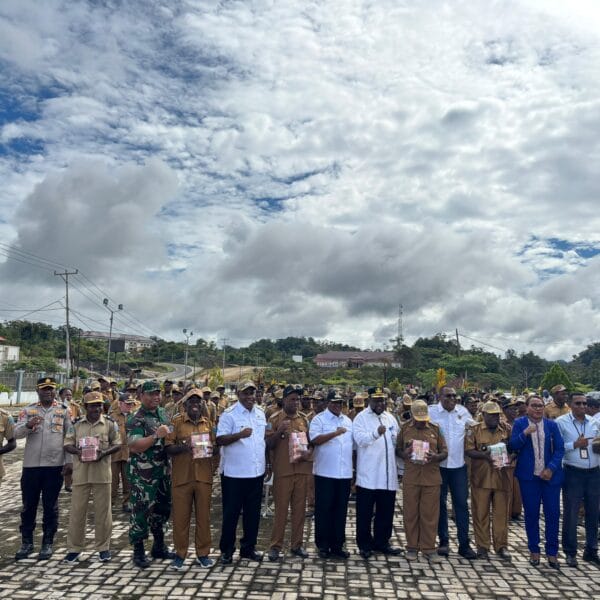 Kapolres Maybrat hadiri launching pembagian Dana Desa/Dana Kampung Tahap I Tahun Anggaran 2025