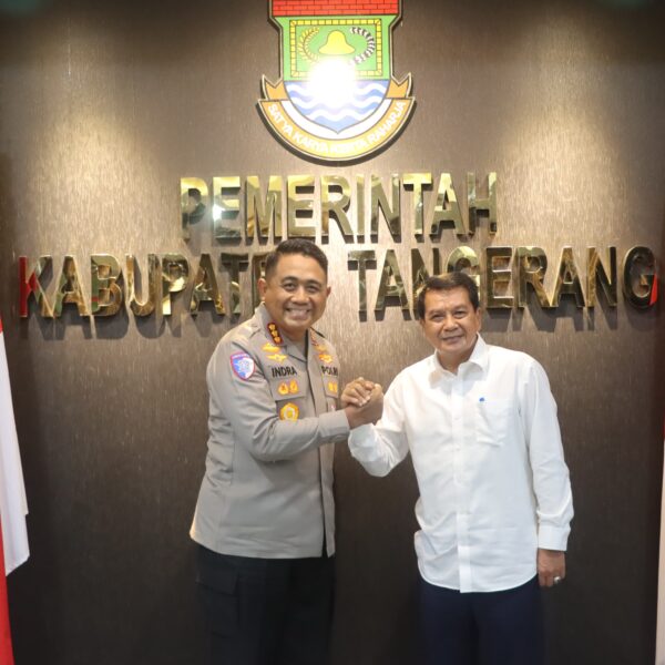 Silaturahmi ke Bupati, Kapolresta Tangerang Diskusikan Pelaksanaan Ketahanan Pangan
