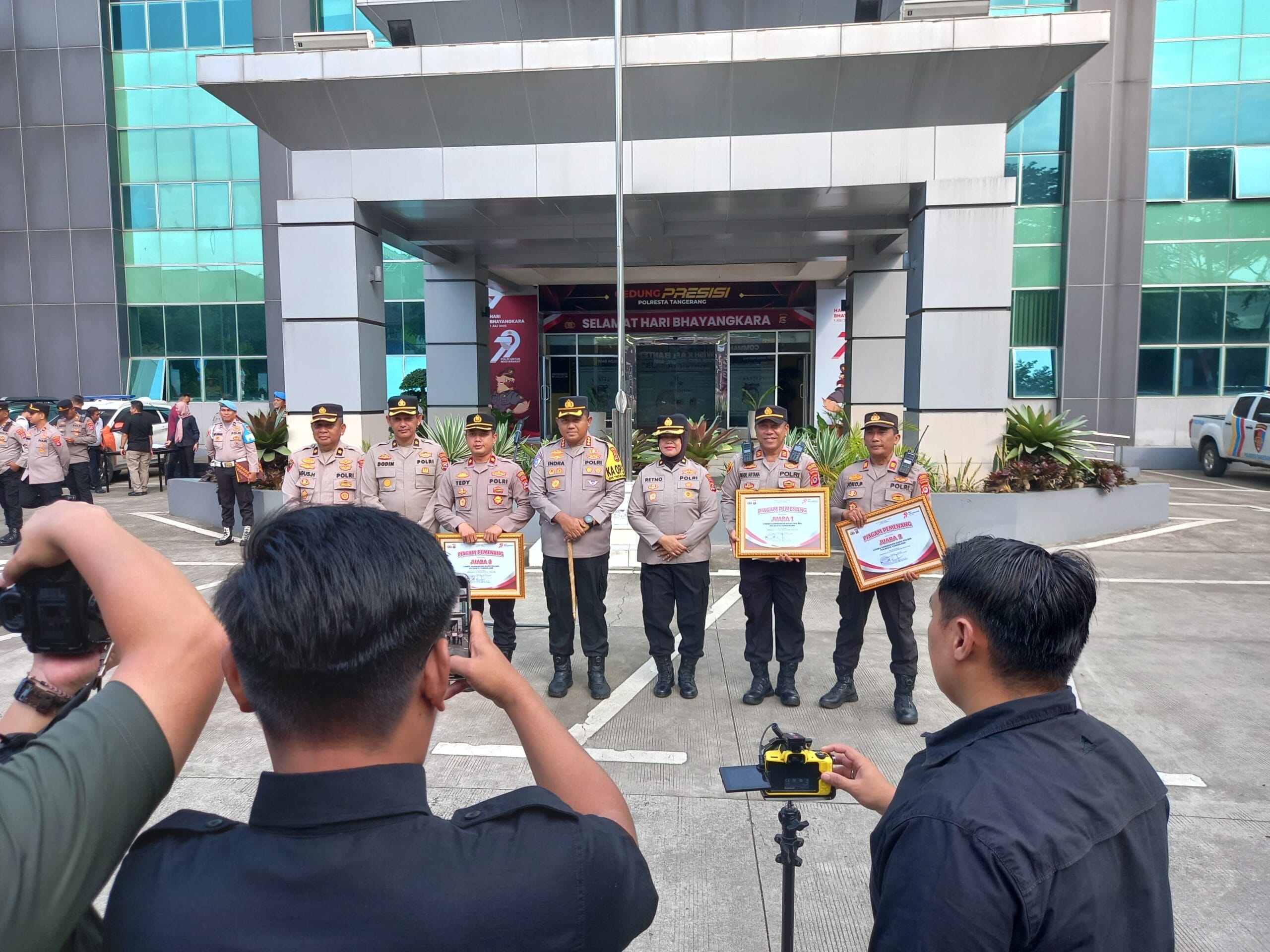 Polsek Tigaraksa Raih Juara Pertama Lomba Kebersihan Tingkat Polres Tangerang Kabupaten