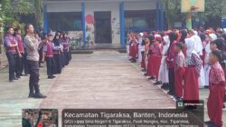 Bhabinkamtibmas Polsek Tigaraksa Aipda Bayu Aditia Kusuma Hadiri Kegiatan MPLS di SMPN 2 Tigaraksa