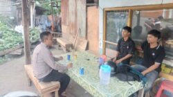 Bhabinkamtibmas Desa Sukanagara Sambang Warung Warga, Serap Aspirasi dan Sampaikan Himbauan Kamtibmas