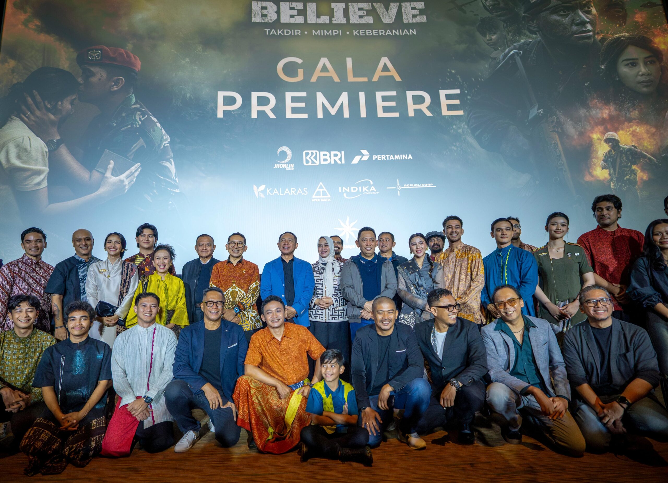 Panglima TNI Hadiri Gala Premiere Film BELIEVE, Sebuah Kisah Heroik Penuh Nilai Patriotisme